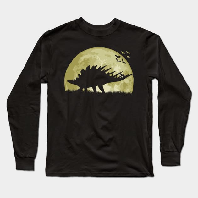 Stegosaurus Long Sleeve T-Shirt by Nerd_art